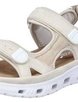 RIEKER Sport Sandale, Sommerschuh, Sandalette, Plateauabsatz, mit Klettriemchen