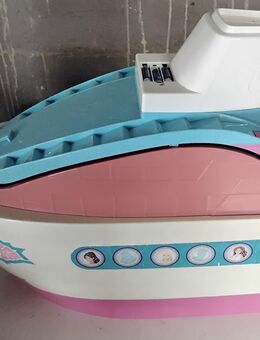 Barbie Schiff XXL mit Innenausstattung, schwimmbar aufklappbar Möbel - Willebadessen