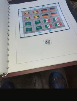 UNICEF in sieben Bindern Flaggen etc. - Gumtow