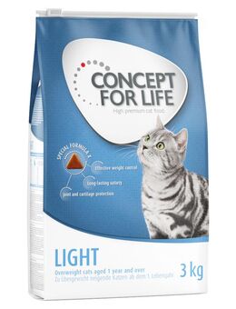 Sparpaket Concept for Life Trockennahrung zum Vorteilspreis - Light Adult (3 x 3 kg)