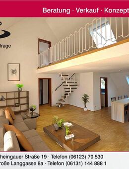 Außergewöhnlich schöne Maisonette-Wohnung mit "Haus-Charakter" mit großer Terrasse - Mainz