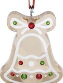 Swarovski Dekohänger Sammelfigur Holiday Cheers Lebkuchen Glocke Ornament (1 St), Swarovski® Kristall in 00000