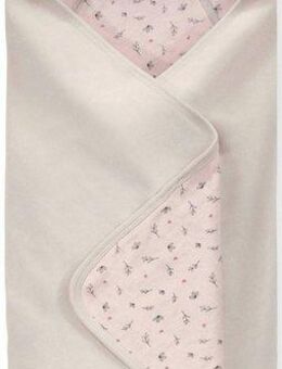 Babydecke Baby Einschlagdecke, Snuggle N Dream beige bloom, Hauck, mit Kapuze