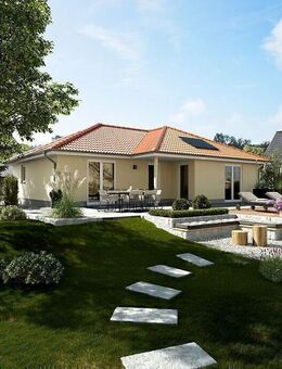 Winkelbungalow 108 massiv gebaut, Preis inkl. Grundstück - Rascheid