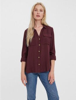 Vero Moda Hemdbluse VMBUMPY L/S SHIRT NEW WVN GA NOOS