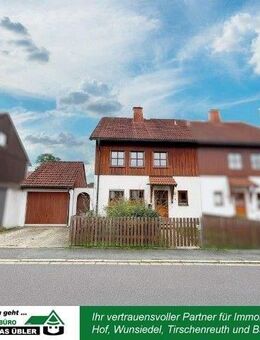 Wohnglück in der Siedlung - Doppelhaushälfte mit Garten - Selb
