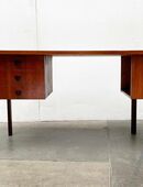 Asko Mid Century Minimalist Teak Schreibtisch Desk Table 60er 70s in 22303