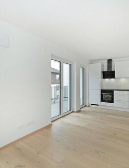 Neubau im Erstbezug: gehobene 2-Zimmer-Wohnung im 1. Obergeschoss mit Balkon und Terrasse in Markt Schwaben! - Markt Schwaben