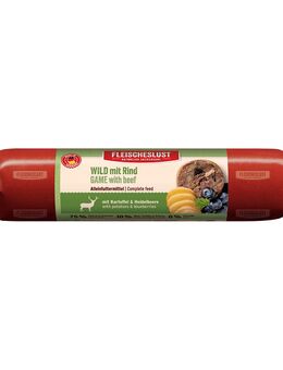 Fleischeslust Classic 6 x 800 g - Wild mit Rind mit Kartoffel & Heidelbeere