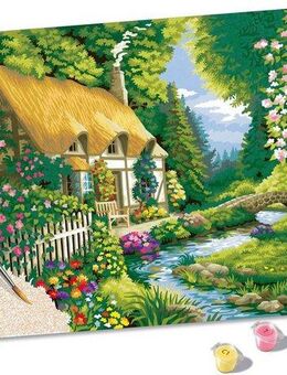 Ravensburger Malen nach Zahlen CreArt, River Cottage, Made in Europe