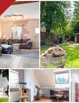 Youngtimer - Doppelhaushälfte mit Einliegerwohnung, Garage und großem Garten - Carlsberg
