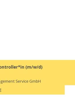 Financial Controller*in (m/w/d) - Augsburg