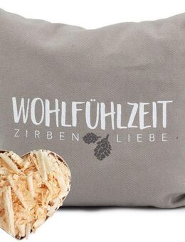 herbalind Zirbenkissen Zirbenkissen, Entspannung und Wohlfühlen!, 1-tlg., Gefüllt mit hochwertigen Zirbenholzflocken, Made in Germany
