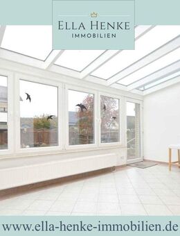 Wunderschönes, modernisiertes Reihenendhaus mit Wintergarten, Keller + Garage... - Liebenburg