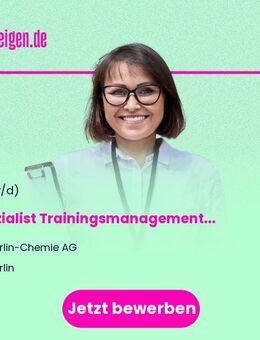 Spezialist Trainingsmanagement (m/w/d) - Berlin