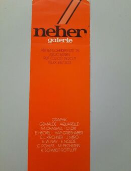 Alte Werbung Buchhandlung - PLZ 4300 Essen - neher Buchhandlung - aus den 80ern. - Essen