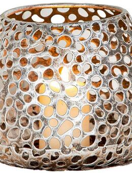 Casablanca by Gilde Windlicht Windlicht Chico antik-silber (1 St)