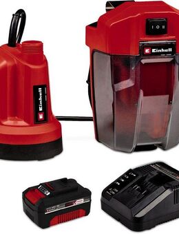 Einhell Klarwasserpumpe GE-SP 18 LL Li, inkl. Akku und Schnellladegerät
