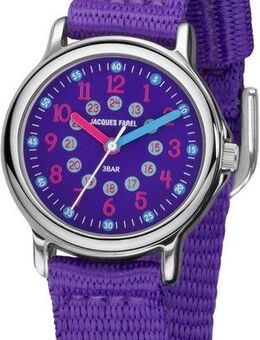 Jacques Farel Quarzuhr KCF 089, Armbanduhr, Kinderuhr, Mädchenuhr, ideal auch als Geschenk