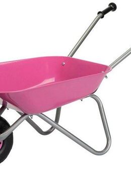 rolly toys® Schubkarre rollyMetallschubkarre, silber/pink, für Kinder, Made in Europe