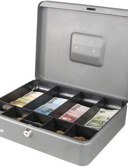 HMF Geldkassette Scheinfächer Münzfächer silber #10019-09 - Birkenfeld (Baden-Württemberg)