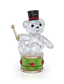 Swarovski Dekofigur Kristallfigur Sammelfigur Kris Bär Festtage Jahresausgabe 2025, (1 St)