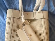 Michael Kors Shopper Sinclair Large, weiß aus perforiertem Leder. NEU. - Köln