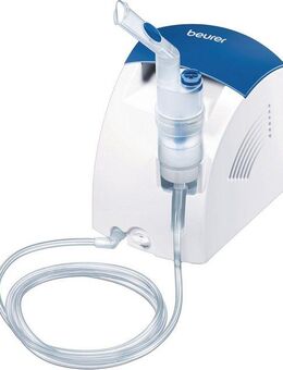 BEURER Inhalationsgerät IH 26 mit kurzer Inhalationszeit dank extra hoher Verneblungsleistung, Zur Behandlung der oberen und unteren Atemwege, wie z.B. bei Asthma