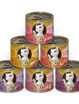 KITTY Cat Adult Pate 6 x 200 g - Mix II (6 Sorten)