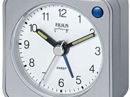 FILIUS zeitdesign Quarzwecker Reisewecker, Schlafzimmer, Snooze, Beleuchtung, schleichende Sekunde
