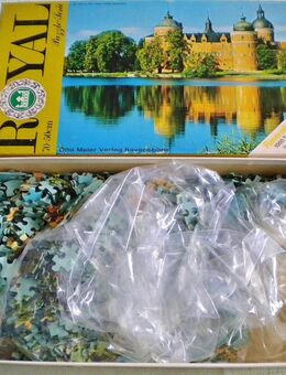 Ravensburger-Royal Puzzle-Schloß Gripsholm,1000 Teile,1972,ca. 70x50 cm - Linnich