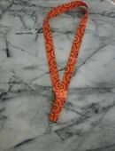 Modisches, gemustertes Schlüsselband in Orange! in 24534