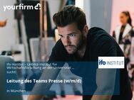 Leitung des Teams Presse (w/m/d) - München