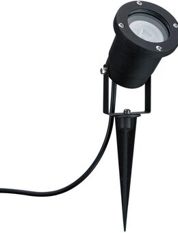 Paulmann LED Gartenstrahler Outdoor 230V Garden Spotlight IP65 GU10 3,5W 230V Schwarz Aluminium, LED fest integriert, Warmweiß, GU10, IP65