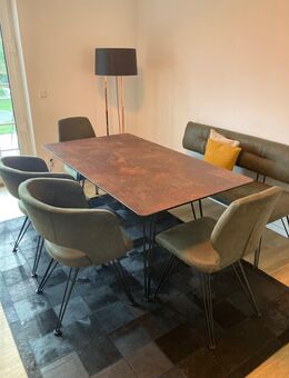 Esszimmergarnitur für 6 Personen mit passenden Cochtisch zu verkaufen von 2021 (neuwertig) - Esterwegen