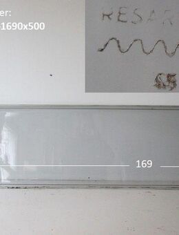 Wohnwagenfenster Resartglas D-15 ca 169 x 50 gebraucht Fendt / Tabbert (klar) - Schotten Zentrum