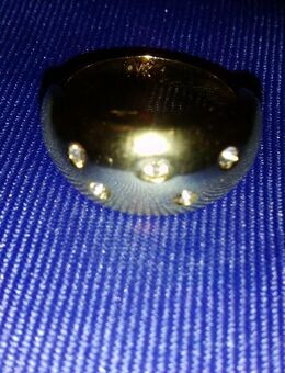 Gold Ring Modeschmuck Vergoldet mit Steinen - Hagen (Stadt der FernUniversität) Dahl