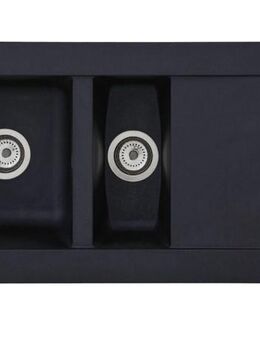Respekta Mineralite Einbauspüle Denver 100 x 50 cm Schwarz - Birkenfeld (Baden-Württemberg)