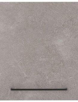 KOCHSTATION Hängeschrank KS-Tulsa 50 cm breit, 57 cm hoch, 1 Tür, schwarzer Metallgriff, MDF Front