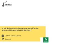 Produktionsmitarbeiter (m/w/d) für die Automobilindustrie (23,09/Std.) - Rastatt