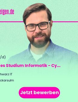 Duales Studium Informatik - Cyber Security 2026 (m/w/d) - Neckarsulm