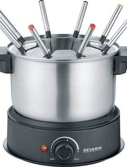 Severin Elektro-Fondue FO2470, 4 Fonduegabeln, 1,4 l