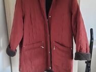 Damen Jacke gesteppt Fleece rot/braun Gr.46 - Herdecke