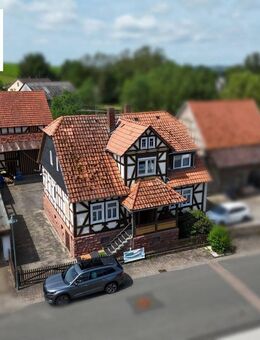 Viel Platz in ländlicher Idylle - Fachwerkhaus mit Scheune und Garten in Stadtallendorf-Wolferode - Stadtallendorf