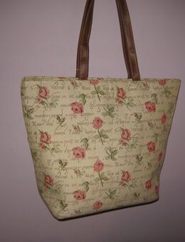 GOB-15 Handtasche, Damentasche, Schultertasche, GOBELIN, Rosen - Lübeck