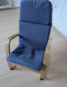 Kindersessel Kinderstuhl Stuhl Kinder blau IKEA POÄNG - Lenzkirch