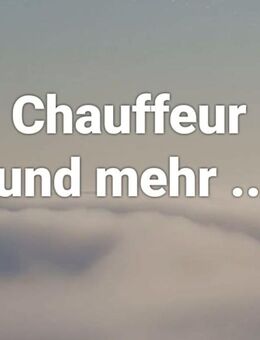 Chauffeur plus gesucht? - Sankt Katharinen (Neuwied)