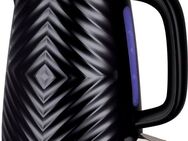 RUSSELL HOBBS Wasserkocher Groove Black 26380-70, 1,7 l, 2400 W, Edelstahl, Schnellkochfunktion, Perfect-pour-Ausgustülle, Kalkfilter