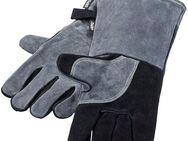 GEFU Grillhandschuhe BBQ, (Set, 2-tlg), atmungsaktiv & komfortabel, Veloursleder