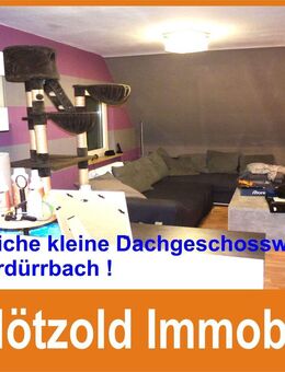 +++ Kleine nette gemütliche 2,5-Zi Dachgeschosswohnung in Unterdürrbach!+++ Keine Haustiere bitte! - Würzburg